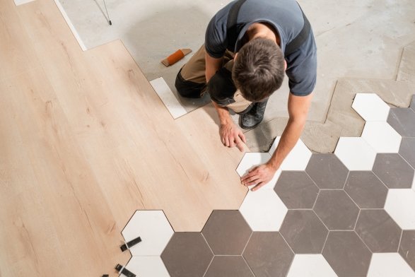 Flooring installation services in Tulsa